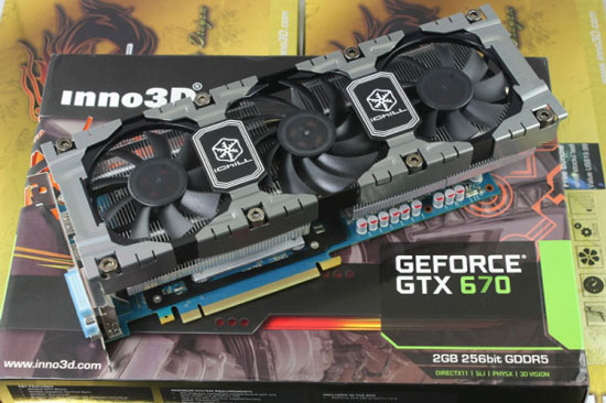 Видеокарта Inno3D GeForce GTX 670 iChill Ice Dragon