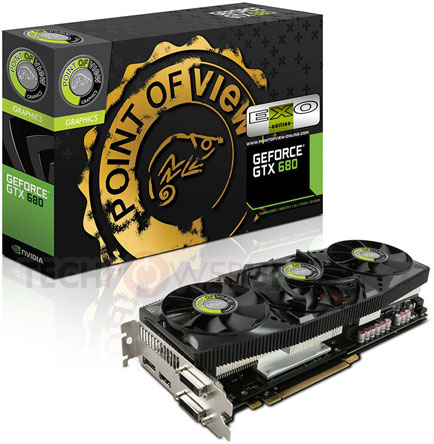 Видеокарта Point of View GeForce GTX 680 EXO