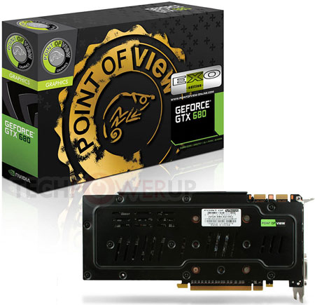 Видеокарта Point of View GeForce GTX 680 EXO