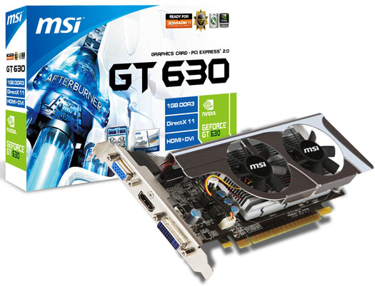 Видеокарта MSI GeForce GT 630