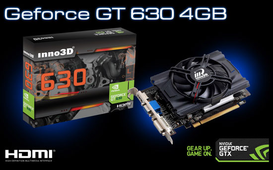 Видеокарта Inno3D GeForce GT 630