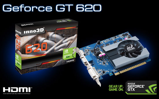 Видеокарта Inno3D GeForce GT 620