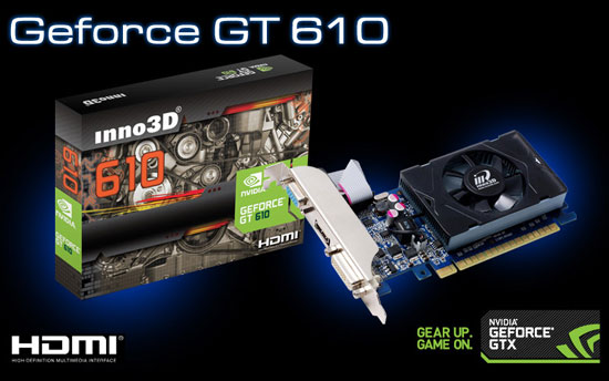 Видеокарта Inno3D GeForce GT 610