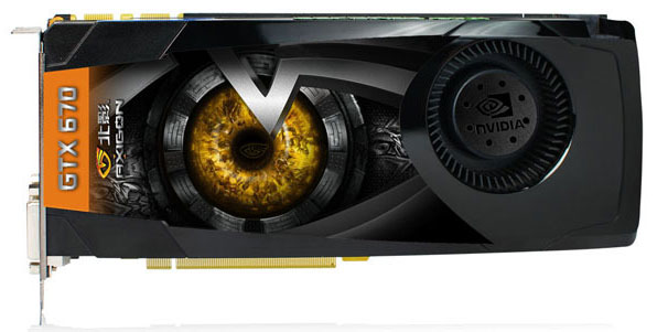 Видеокарта Axigon GeForce GTX 670 Raptor Edition