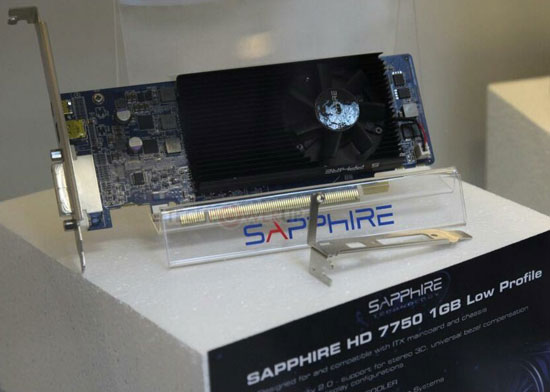 Видеокарта Sapphire Radeon HD 7750 Low Profile