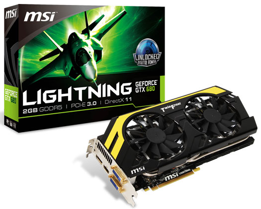 видеокарта MSI N680GTX Lightning 