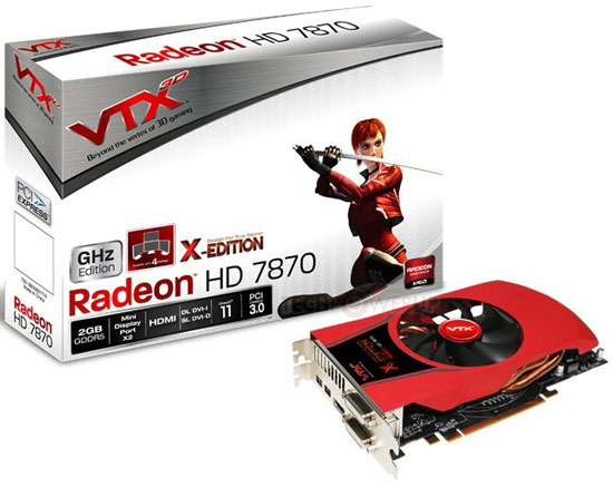 Видеокарта VTX3D Radeon HD 7870 X-Edition