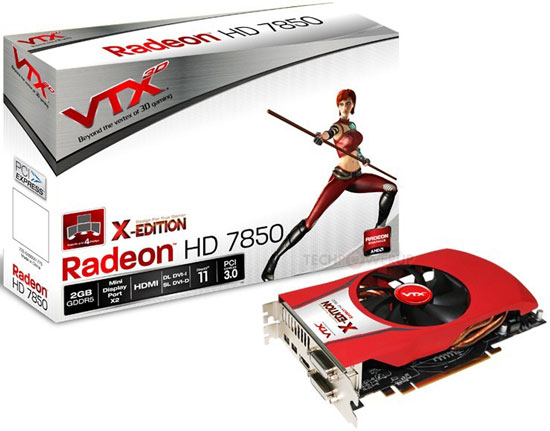 Видеокарта VTX3D Radeon HD 7850 X-Edition