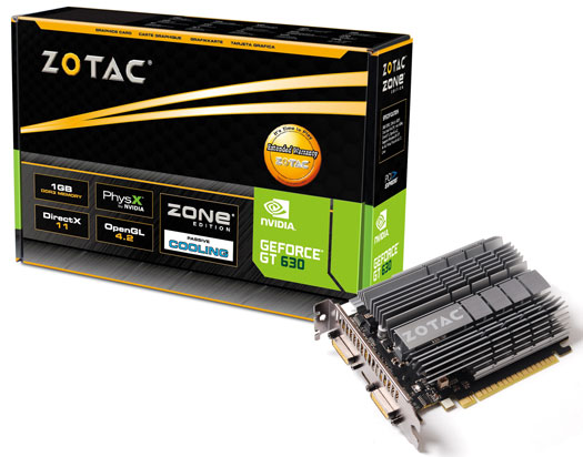 Видеокарта Zotac GeForce GT 630 Zone Edition