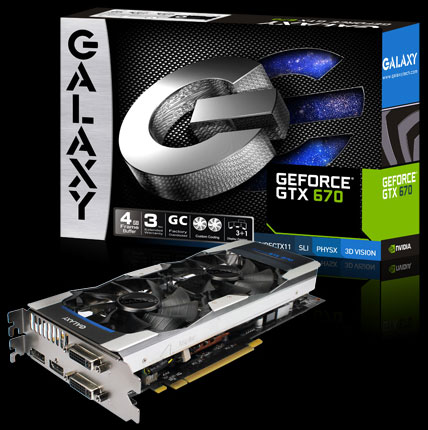 Видеокарта Galaxy GeForce GTX 670 GC 4GB