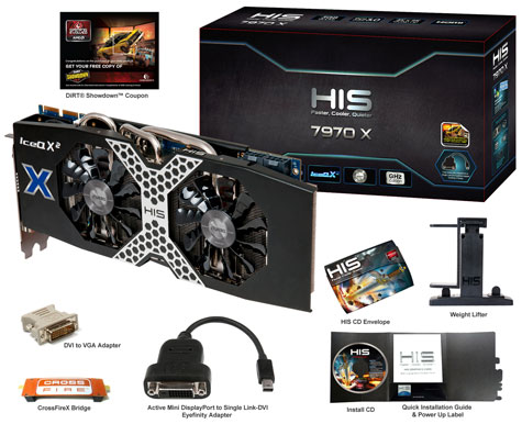 Видеокарта HIS Radeon HD 7970 X Edition