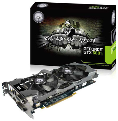 Видеокарта KFA2 GeForce GTX 660 Ti EX OC 2GB