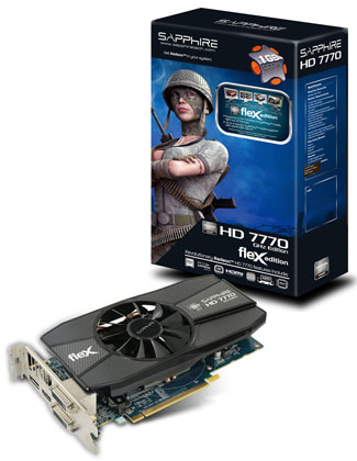 Видеокарта Sapphire Radeon HD 7770 Flex