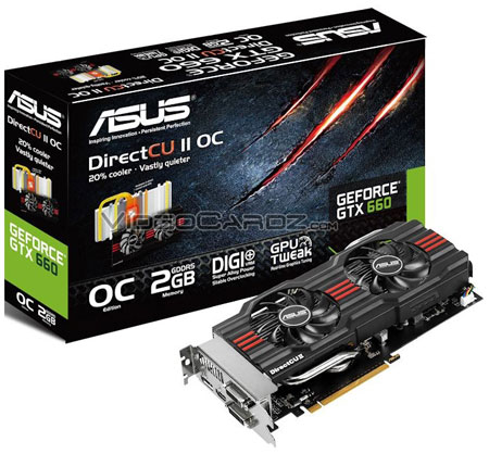 Видеокарта Asus GeForce GTX 660 DirectCU II OC