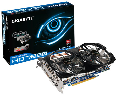 Видеокарта Gigabyte Radeon HD 7850 OC 1GB