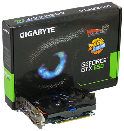 Видеокарта Gigabyte GeForce GTX 650 2GB OC