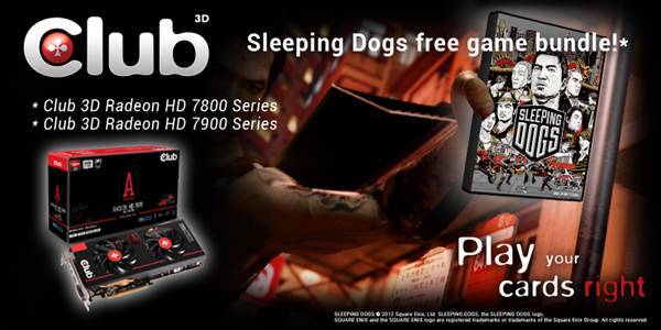 Игра Sleeping Dogs будет поставляться с видеокартами Club 3D