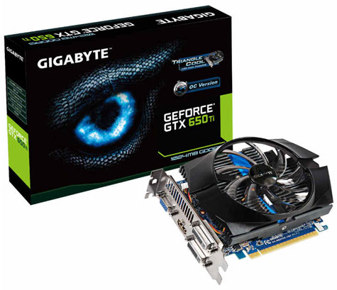 Видеокарта Gigabyte GeForce GTX 650 Ti