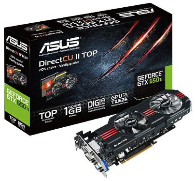 Видеокарта Asus GeForce GTX 650 Ti