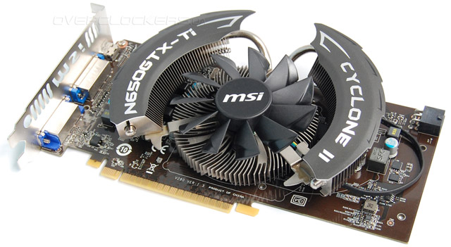 видеокарта MSI GeForce GTX 650 Ti Cyclone