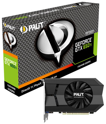 Видеокарта Palit GeForce GTX 650 Ti