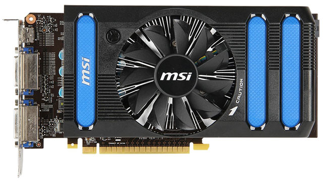 Видеокарта MSI GeForce GTX 650 Ti OC