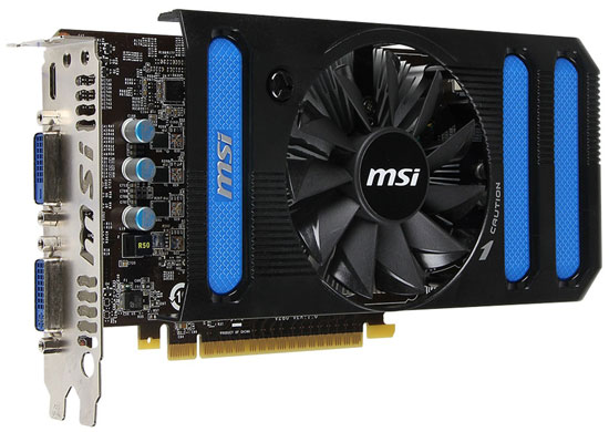 Видеокарта MSI GeForce GTX 650 Ti OC