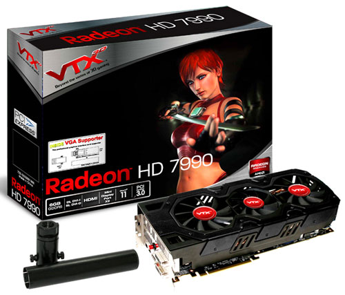 Видеокарта VTX3D Radeon HD 7990