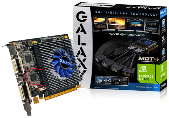 Видеокарта Galaxy MDT GeForce GT 610