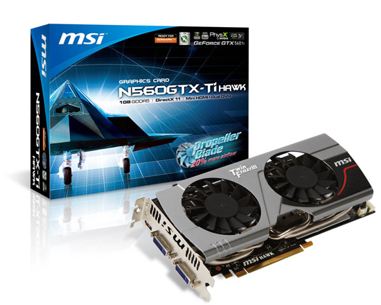 Видеокарта MSI N560GTX-Ti Hawk