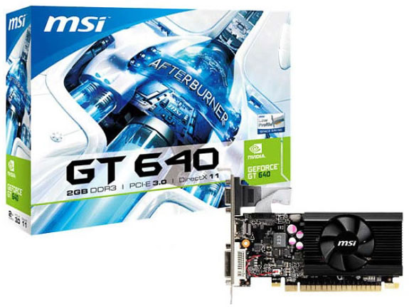 Видеокарта MSI GeForce GT 640 Low Profile