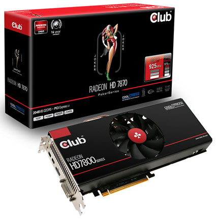 Видеокарта Club 3D HD 7870 jokerCard