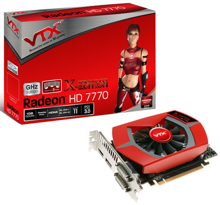 Видеокарта VTX3D Radeon HD 7770 X-Edition (V3)