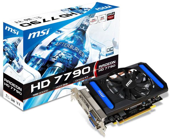 Видеокарта MSI Radeon HD 7790 OC