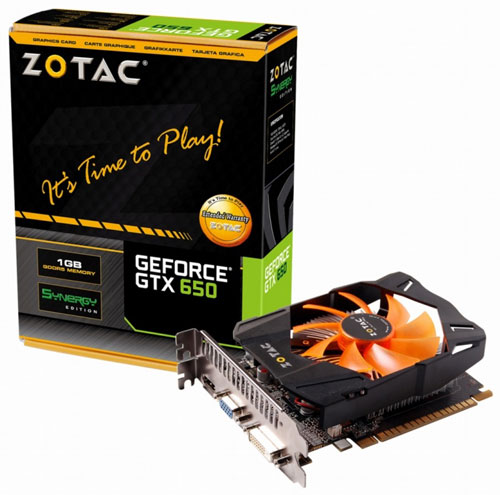 Видеокарта Zotac GeForce GTX 650 1 ГБ Rev2