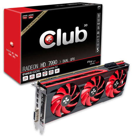 Видеокарта Club 3D Radeon HD 7990