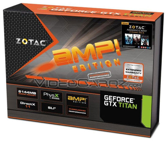 Видеокарта Zotac GeForce GTX Titan AMP! Edition