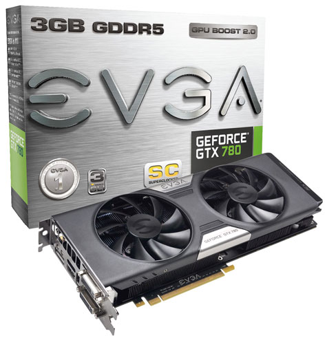 Видеокарта EVGA GeForce GTX 780 SC ACX