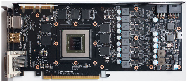 Видеокарта Gigabyte GV-N770OC-2GD - PCB