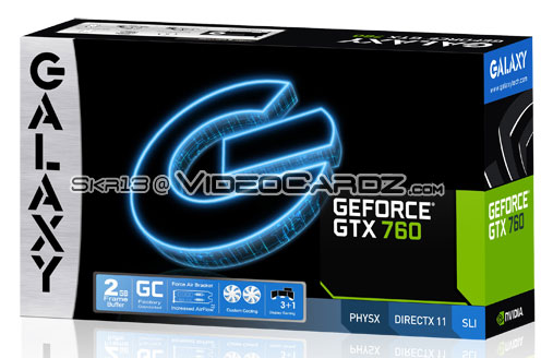 Видеокарта Galaxy GeForce GTX 760 GC