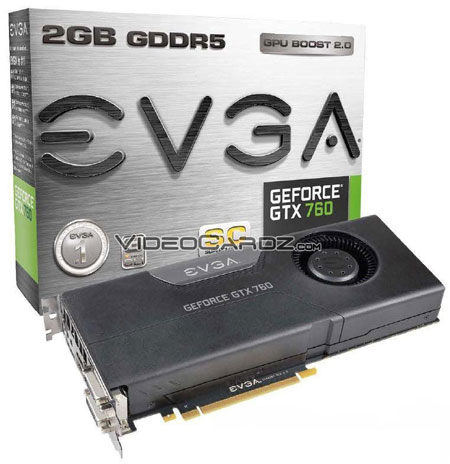 Видеокарта EVGA GeForce GTX 760 SC