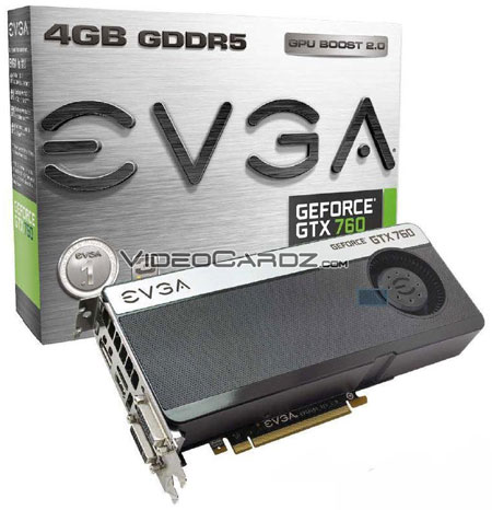 Видеокарта EVGA GeForce GTX 760 4GB