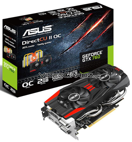 Видеокарта Asus GTX760-DC2OC-2GD5