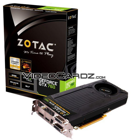 Видеокарта Zotac GeForce GTX 760