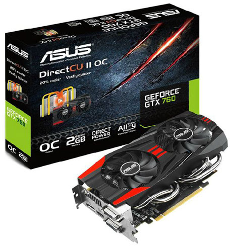 Видеокарта Asus GeForce GTX 760 DirectCU II OC