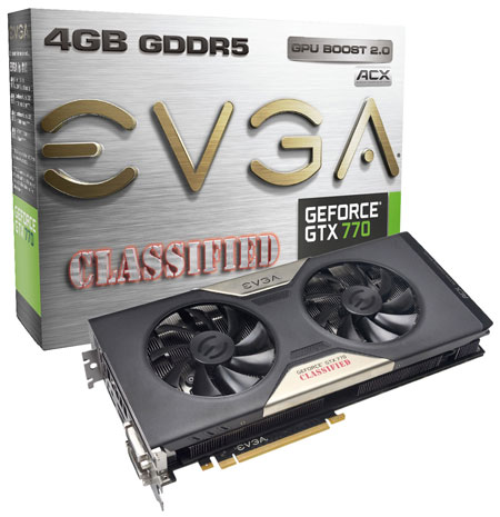 Видеокарта EVGA GeForce GTX 770 Classified ACX