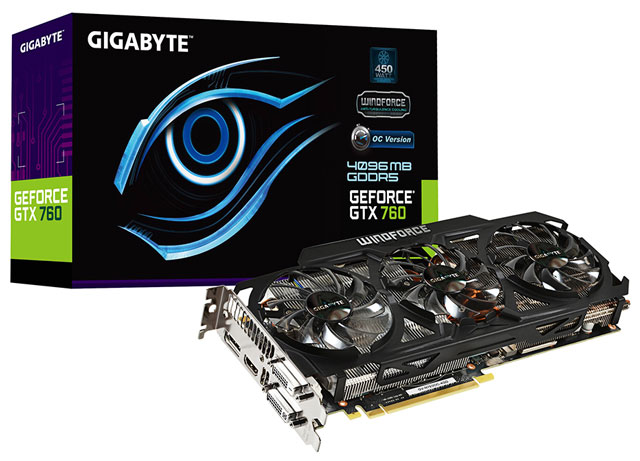 Видеокарта Gigabyte GV-N760OC-4GD