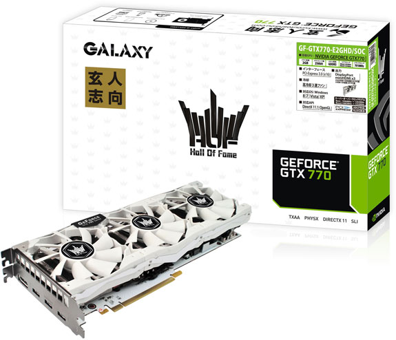 Видеокарта Galaxy GeForce GTX 770 HOF