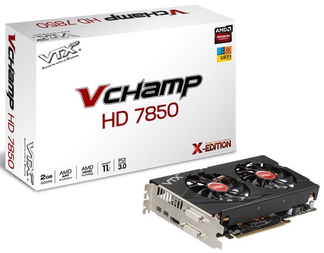 Видеокарта VTX3D V-Champ HD 7850 (Radeon HD 7850)