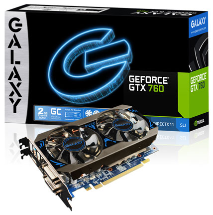 Видеокарта Galaxy GeForce GTX 760 GC Mini